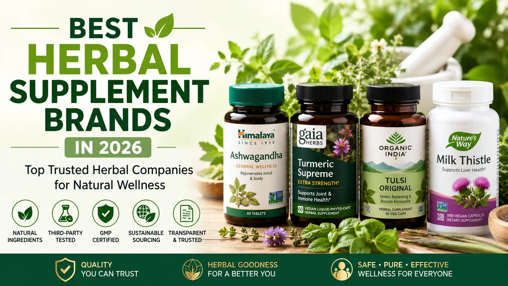Best Herbal Supplement Brands in 2026 | Trusted Guide