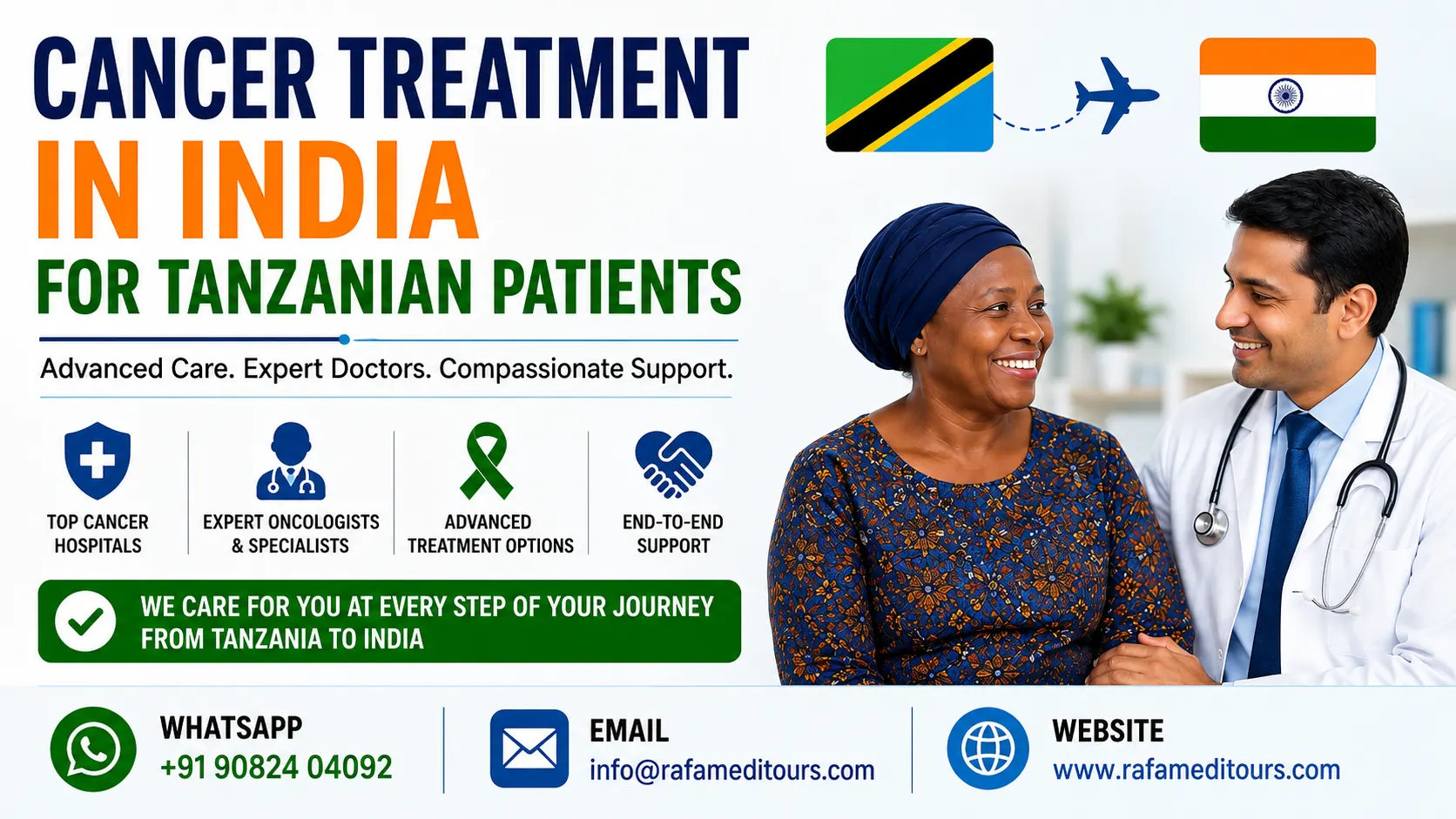 Cancer Treatment in India for Tanzanian Patients | RaFa Medi Tours